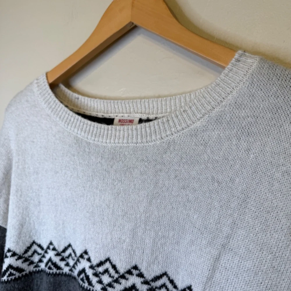 Mossimo | Thick Knit Fair Isle Reindeer Chunky Ugly Christmas Sweater - Picture 5 of 9